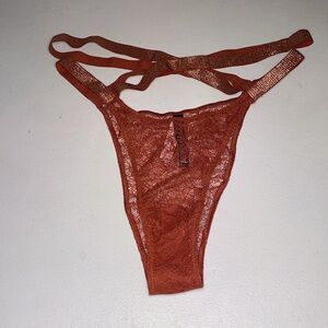 Victoria’s Secret Panties NEW Gorgeous Rust Color VS Lace Very Sexy Panty ♥️